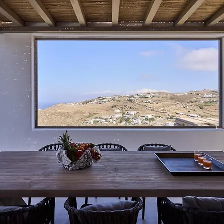 别墅 Magnificent Agia Sofia 6 Bedrooms Sapphire Outstanding Sea And Sunset Views