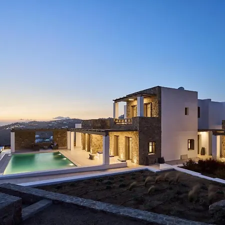 Vila Magnificent Agia Sofia 6 Bedrooms Sapphire Outstanding Sea And Sunset Views Tourlos